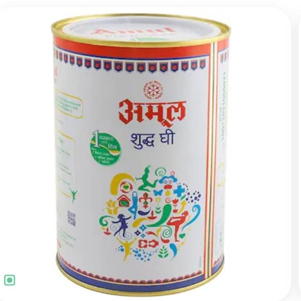 Amul ghee 1 LTR TIN PAC